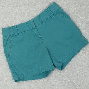 J. Crew Blue Chino Shorts City Fit Classic Twill